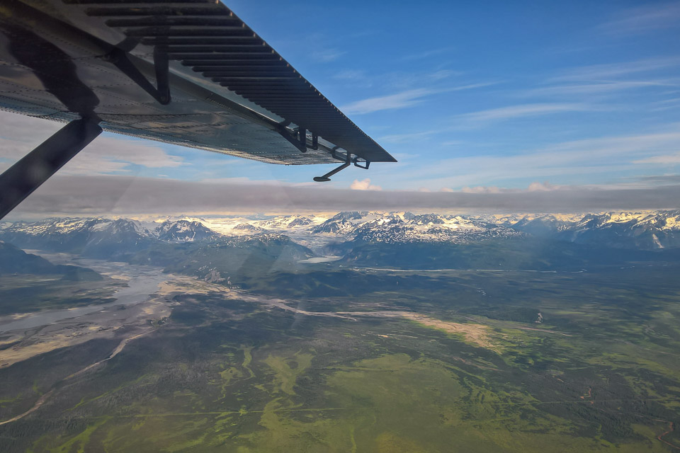 On the way to Lake Clark National Park.....