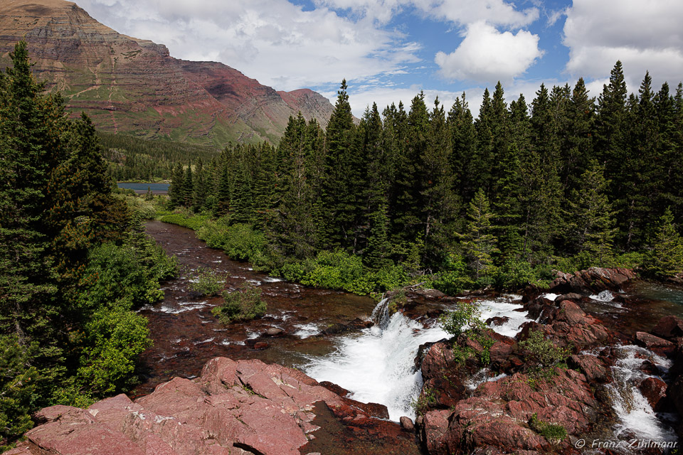 Redrock Falls - Glacier NP