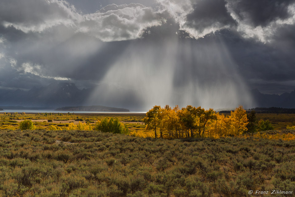 Weather drama over Willow Flats - Grand Teton NP