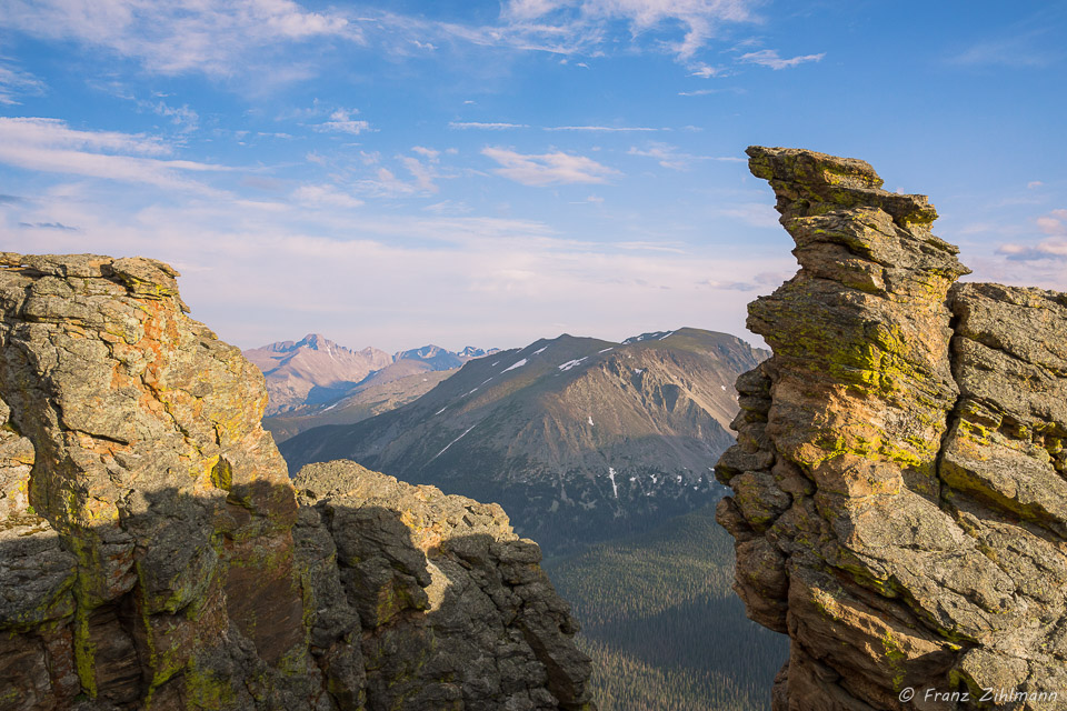 Scene Near Rock Cut on Trail Ridge Road - Rocky Mountain National Park