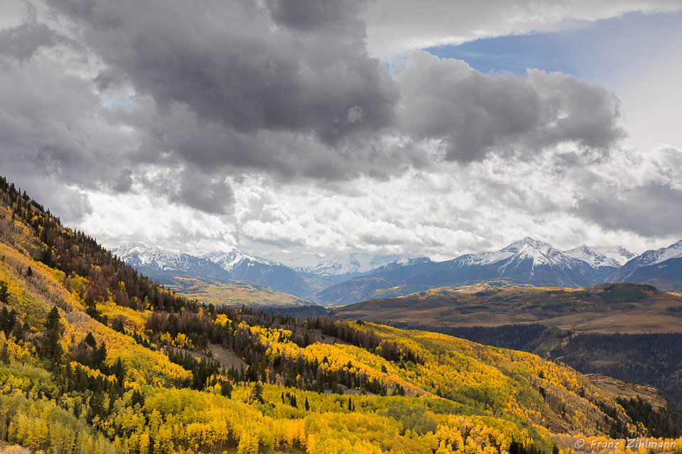 Southwesterly view from Las Dollar Rd., Colordao