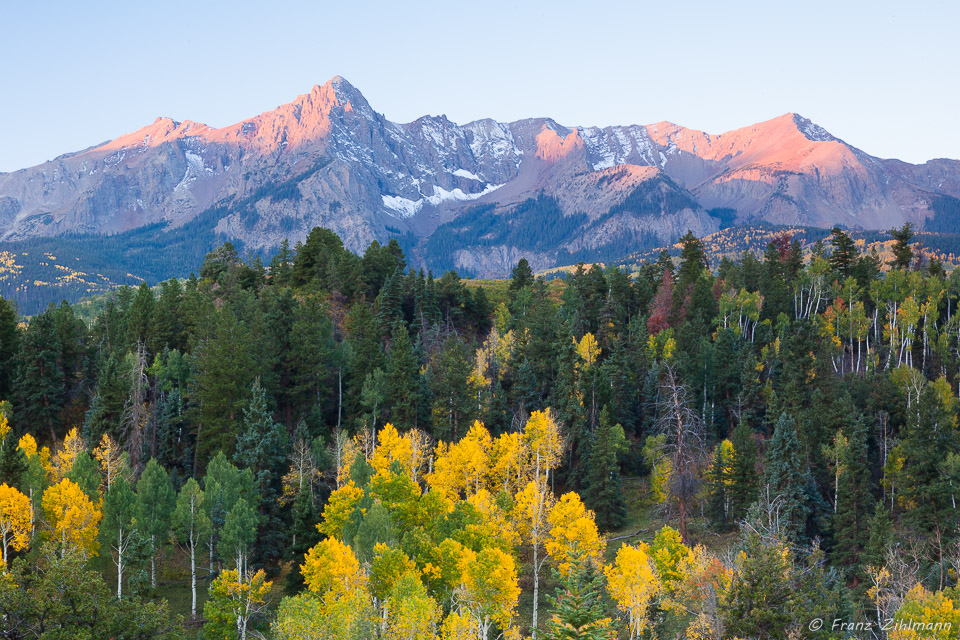 Sunrise Scene Near West Fork Dallas Creek - Ridgway, CO