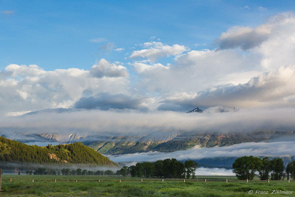 Cloudy Sunrise - Grand Teton NP