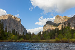 El Capitan and Cathedral Rocks - Yosemite National Park