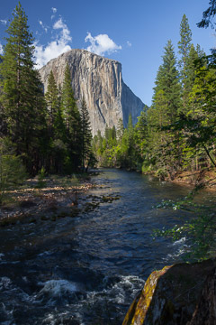 Merced River and El Capitan - Yosemite National Park