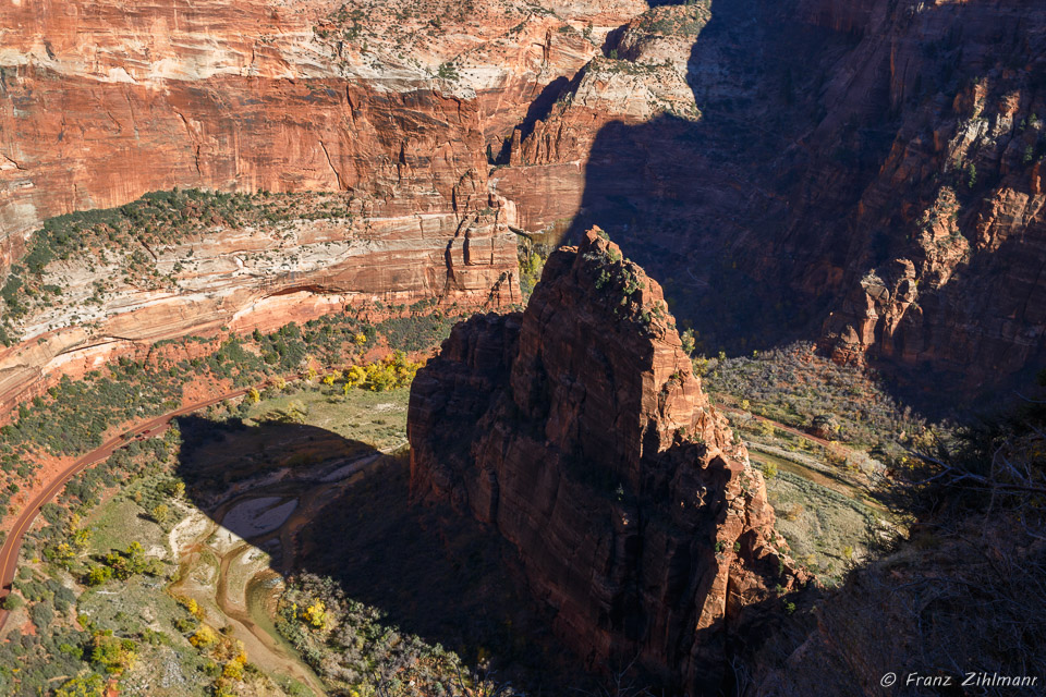 Zion Valley View from Angels Landing Ascend