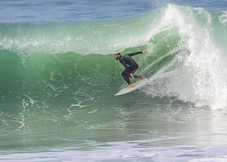 Surfer at Salt Creek Beach, Dana Point