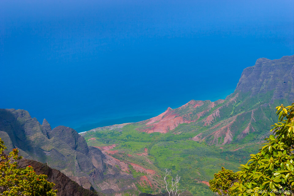 View of Napali Coast - Hawaii